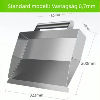 Odeller rozsdamentes acél plasterelő eszköz belső falakhoz – modell Dust removal artifact, a plastereléshez és a por eltávolításához