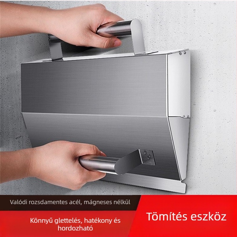 Odeller rozsdamentes acél plasterelő eszköz belső falakhoz – modell Dust removal artifact, a plastereléshez és a por eltávolításához