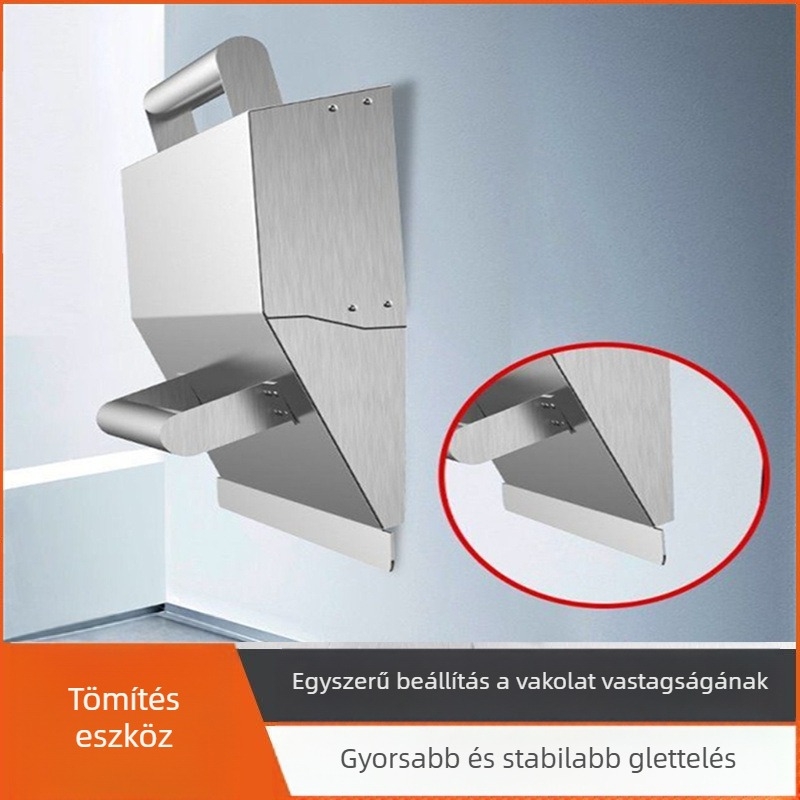 Odeller rozsdamentes acél plasterelő eszköz belső falakhoz – modell Dust removal artifact, a plastereléshez és a por eltávolításához