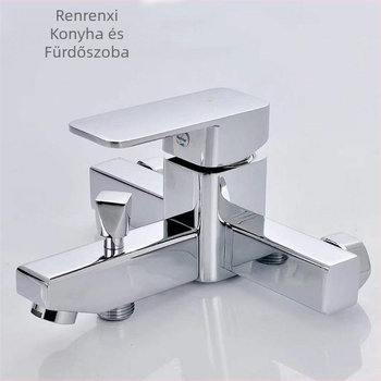 Teljesen réz zuhanycsaptelep keverővel, meleg/hideg, modell AT049, 15 mm bemenetek