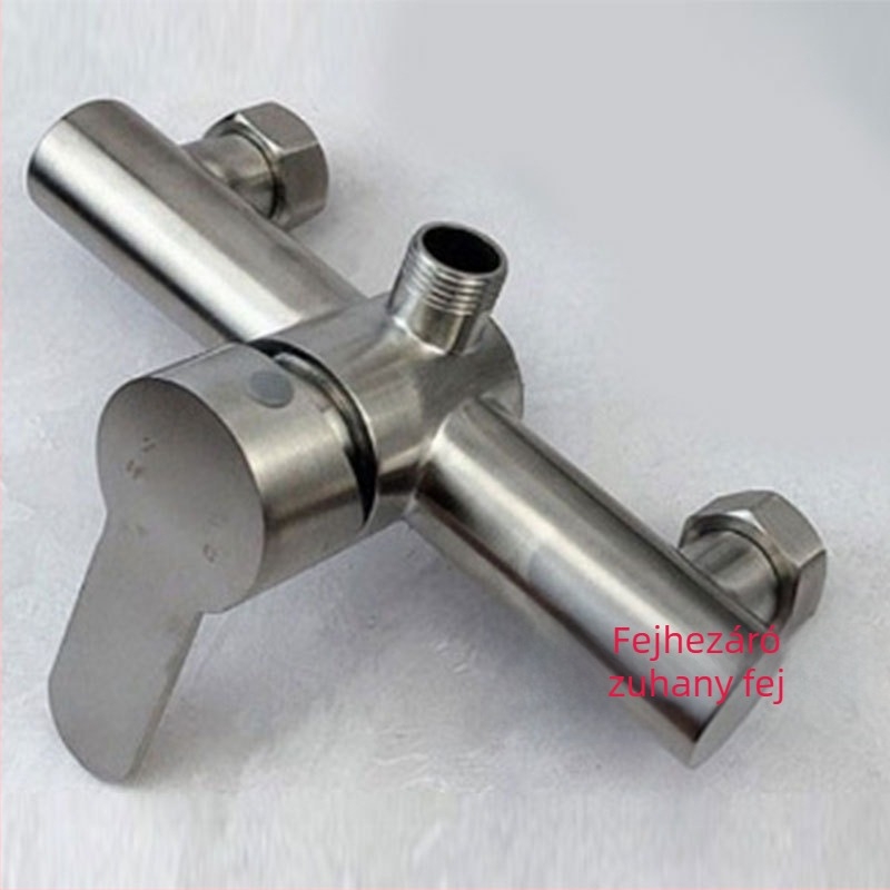 Rozsdamentes acélból készült beépített zuhanycsaptelep kerámiás patronnal