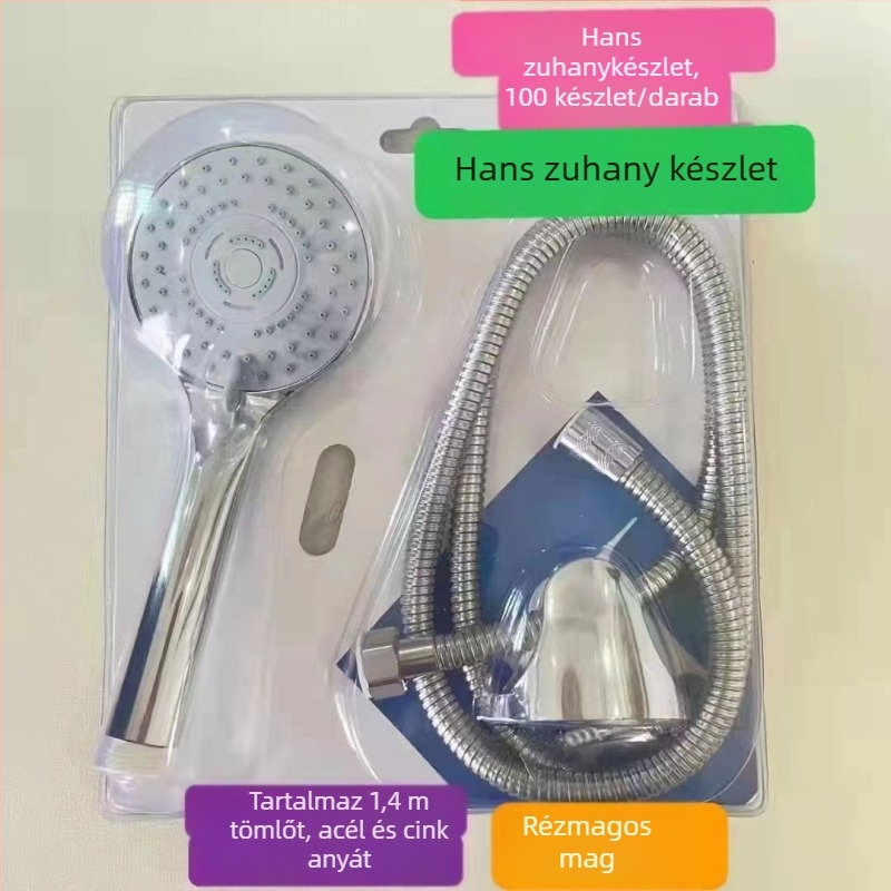 Rozsdamentes acélból készült beépített zuhanycsaptelep kerámiás patronnal