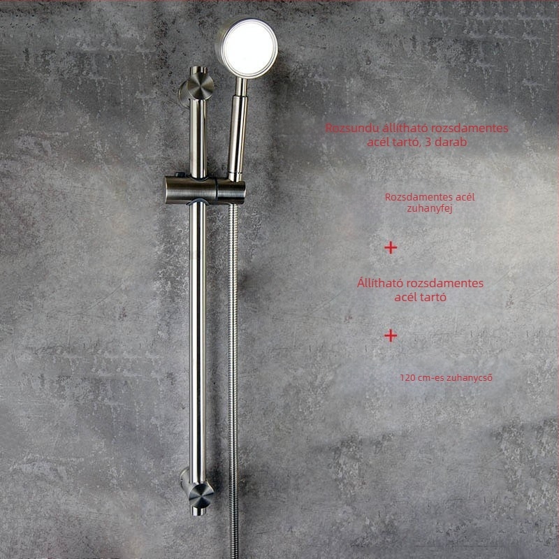 Rozsdamentes acélból készült beépített zuhanycsaptelep kerámiás patronnal