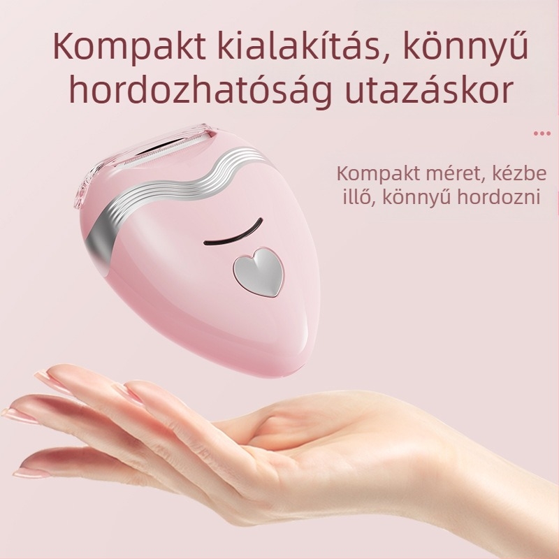 Háromfunkciós elektromos borotva testhez és intim területekhez, USB táplálás, súly 85 g, rozsdamentes acél penge, nedves és száraz használat, modell SS-808