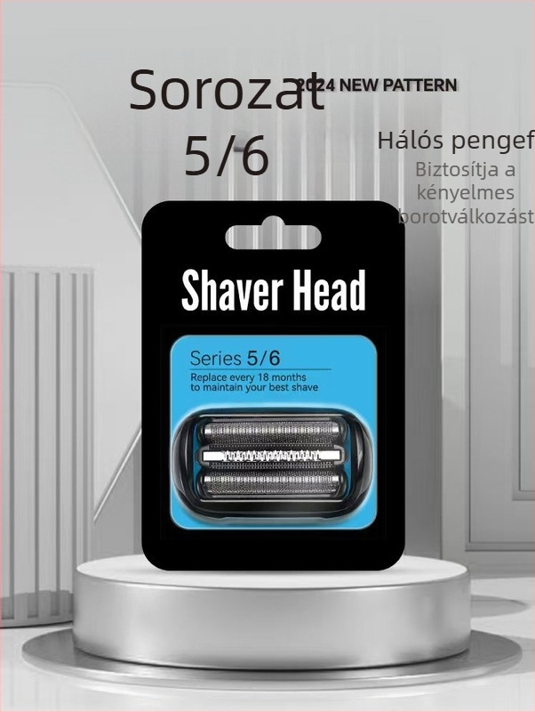 Braun Series 5 fejcsere készlet, kompatibilis a 52B/52S/73S és az 53B modellekkel.