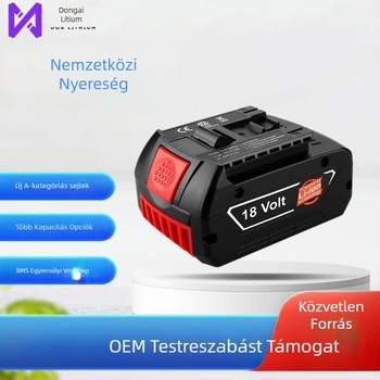 Dongai akkumulátor Bosch vezeték nélküli fúrógéphez, kompatibilis BAT609 BAT618, CE/UN38.3/MSDS