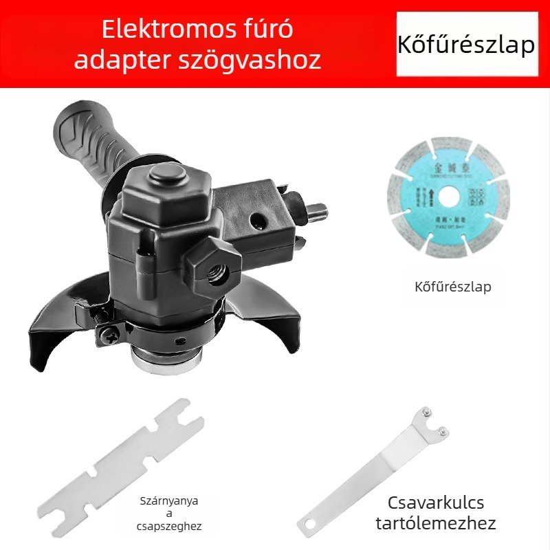 Pisztolytípusú fúróhoz és szögcsiszolóhoz átalakító rudas készlet – polírozás és vágás famegmunkáláshoz (Márka: Jinchengtai)