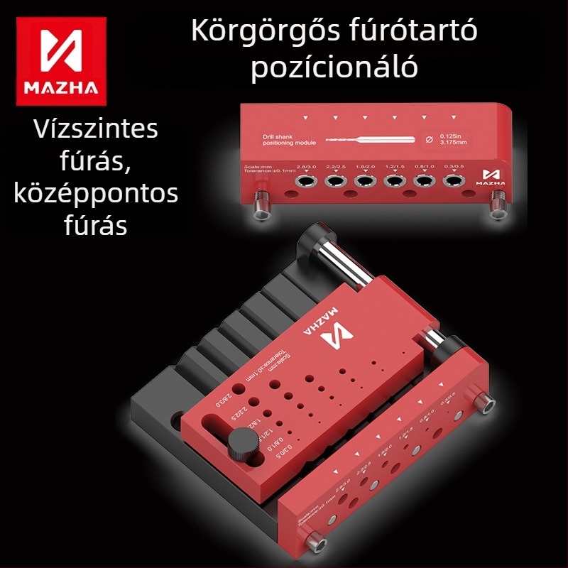 MAZHA Kör rúd fúrási helymeghatározó, Modell T0012-A, Fém