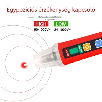 UT12D érintés nélküli feszültségvizsgáló – magas pontosság, elektroműszerészeknek, 24–1000 V