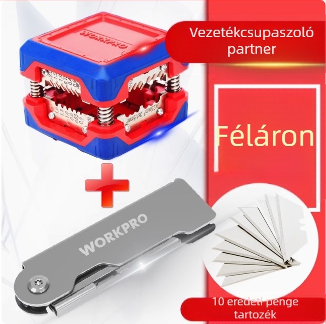WORKPRO Többcélú vezetékcsupaszító fogó – Automata, Professzionális kategória, Súly 0.12 kg
