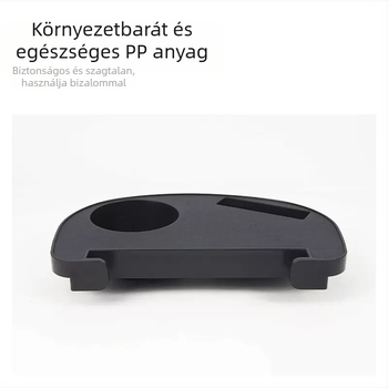 Aikete műanyag kemping szék az asztal- és szék sorozat része, oldalsó tárolótálcával és pohártartóval