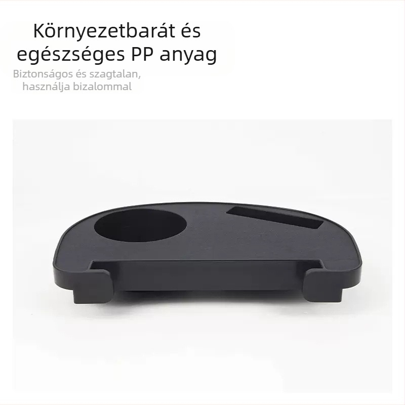 Aikete műanyag kemping szék az asztal- és szék sorozat része, oldalsó tárolótálcával és pohártartóval