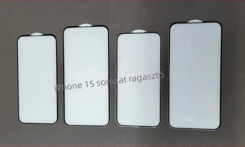 Tempered glass képernyővédő iPhone 16 Pro Maxhoz, 3D ívelt él, teljes ragasztás, adatvédelmi, HD élesség