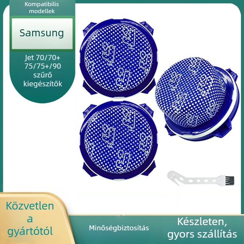 Filterelem a Samsung Jet porszívóhoz, modellek 70/70+/75/75+/90 – otthoni használatra, 101–150 m² területhez