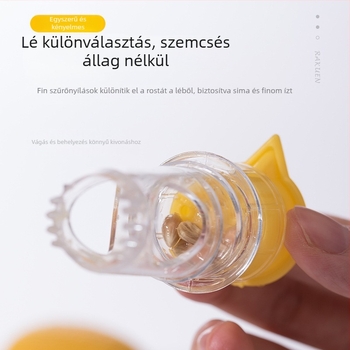 RAKUEN kézi gyümölcsfacsaró, ABS+PP, multifunkcionális, modern minimalista dizájn, 2024 nyári bevezetés