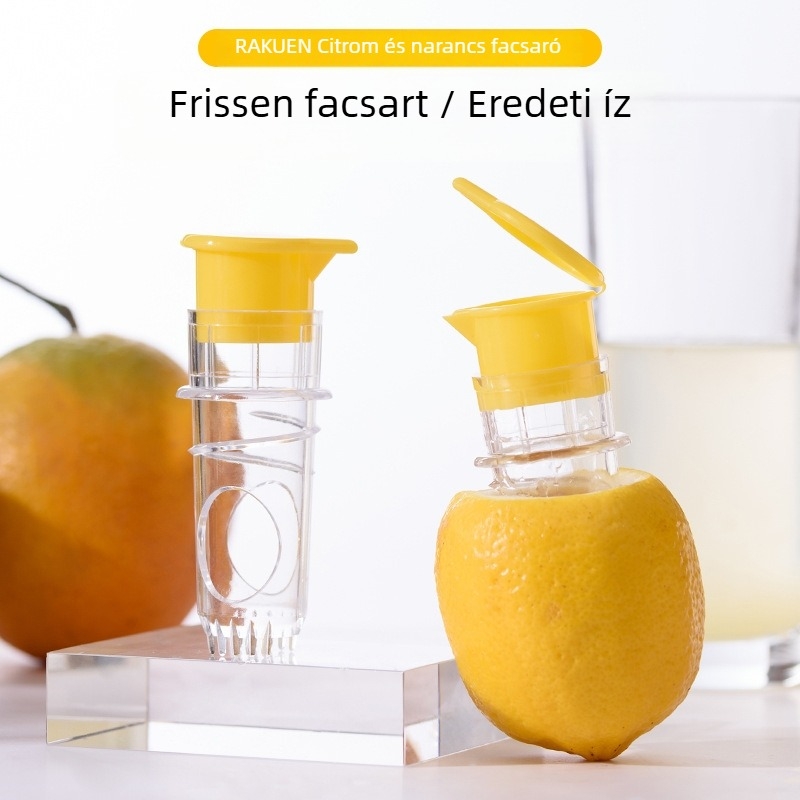 RAKUEN kézi gyümölcsfacsaró, ABS+PP, multifunkcionális, modern minimalista dizájn, 2024 nyári bevezetés