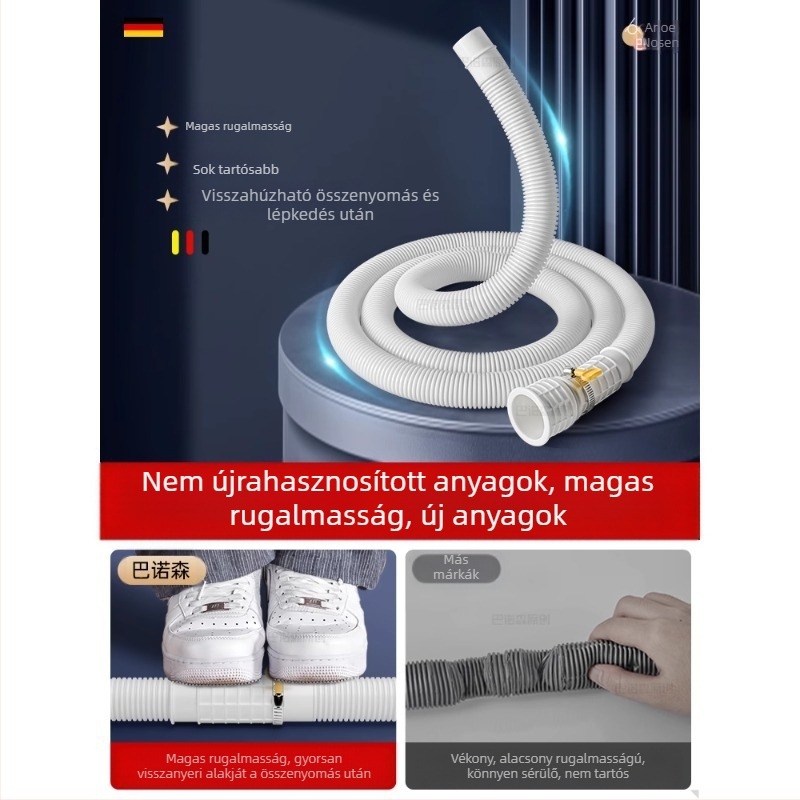 Légkondicionáló lefolyócső - szilikon F-25, HEWE márka, általános telepítés, modern minimalista stílus