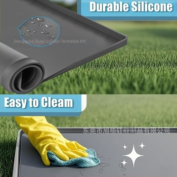 Silikon WC-ülés alátét és padlóvédő idős személyek számára – csúszásmentes ágy melletti párna, lefolyó alátét