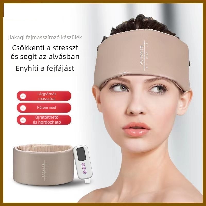 Jacqui Fejmasszírozó Pánt 678 USB-tápellátás, Gombos Vezérlés, 4 Fokozat, Meleg Kompresszió