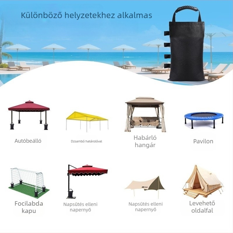 Bajiena Sátor Homokzsák – Vízálló 600D Oxford anyag, Modell BJN-101, Rögzített homokzsák sátorhoz
