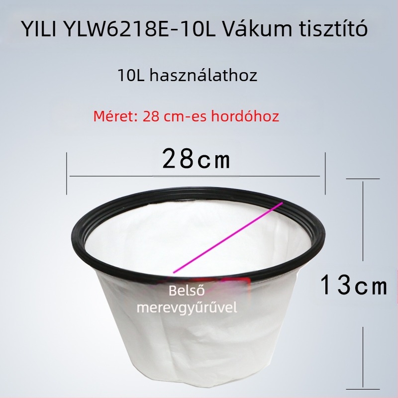 Yili porszívó kiegészítők – kompatibilis a modellekkel 6253/6218/77/72/6201, porvédő sapka és porzsák készlet