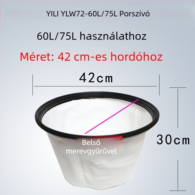 Yili porszívó kiegészítők – kompatibilis a modellekkel 6253/6218/77/72/6201, porvédő sapka és porzsák készlet