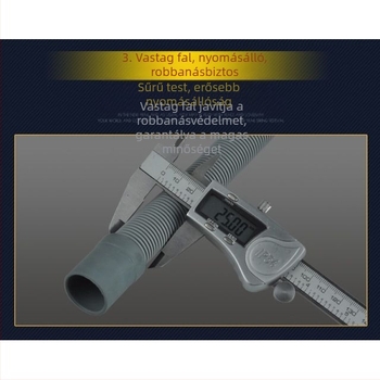 Huxin LMJD dupla egyenes mosógép leeresztő cső – PVC, névleges nyomás 2, működési hőmérséklet 20–40°C, beépített telepítés