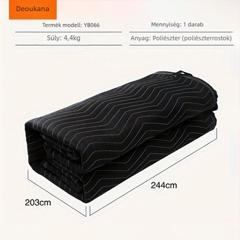 Deoukana poliészter nemszövött hangszigetelő pad autócsomagtartóhoz, háziállat-matrac és zenei szoba számára — Anyag: poliészter rost; Tömeg: 4,4 kg; Csomagolás: doboz