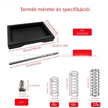 Gaggia alacsony csepegtetőtál modifikációs kiegészítő – ABS anyagból, modern egyszerű stílus, módosítás • kompatibilis Gaggia gépekkel • bár, étterem, otthon, kávézó számára