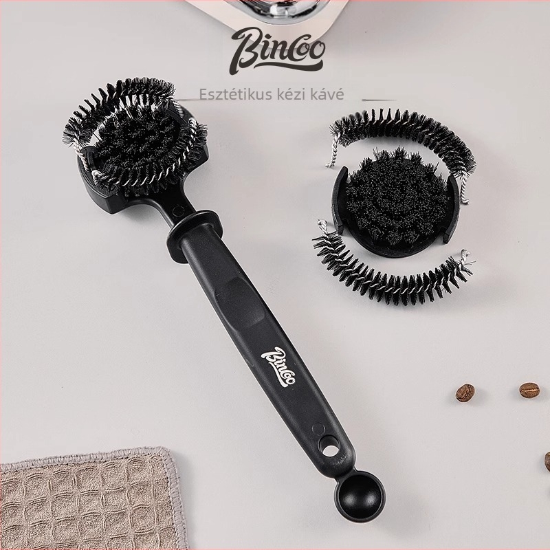 Bincoo Csoportfej tisztító ecset kávéfőzőhöz – Nylon, Modern egyszerű stílus, Lefelhető körkörös fej