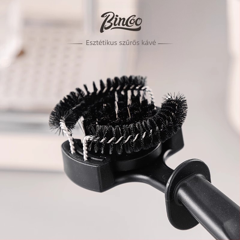 Bincoo Csoportfej tisztító ecset kávéfőzőhöz – Nylon, Modern egyszerű stílus, Lefelhető körkörös fej