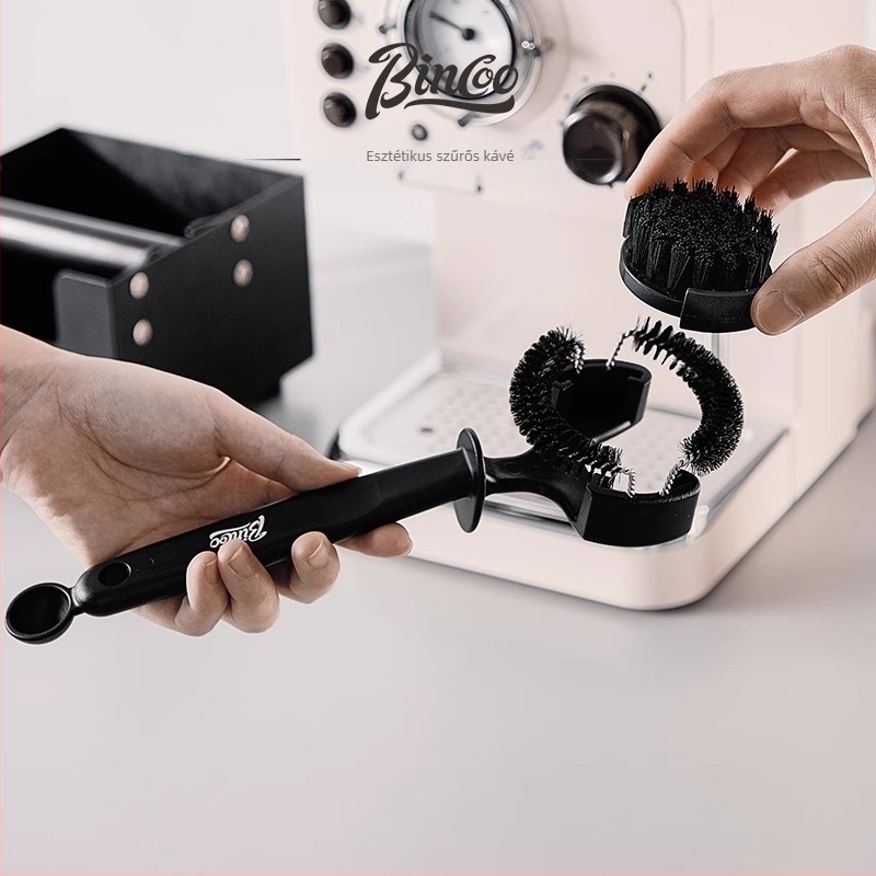 Bincoo Csoportfej tisztító ecset kávéfőzőhöz – Nylon, Modern egyszerű stílus, Lefelhető körkörös fej