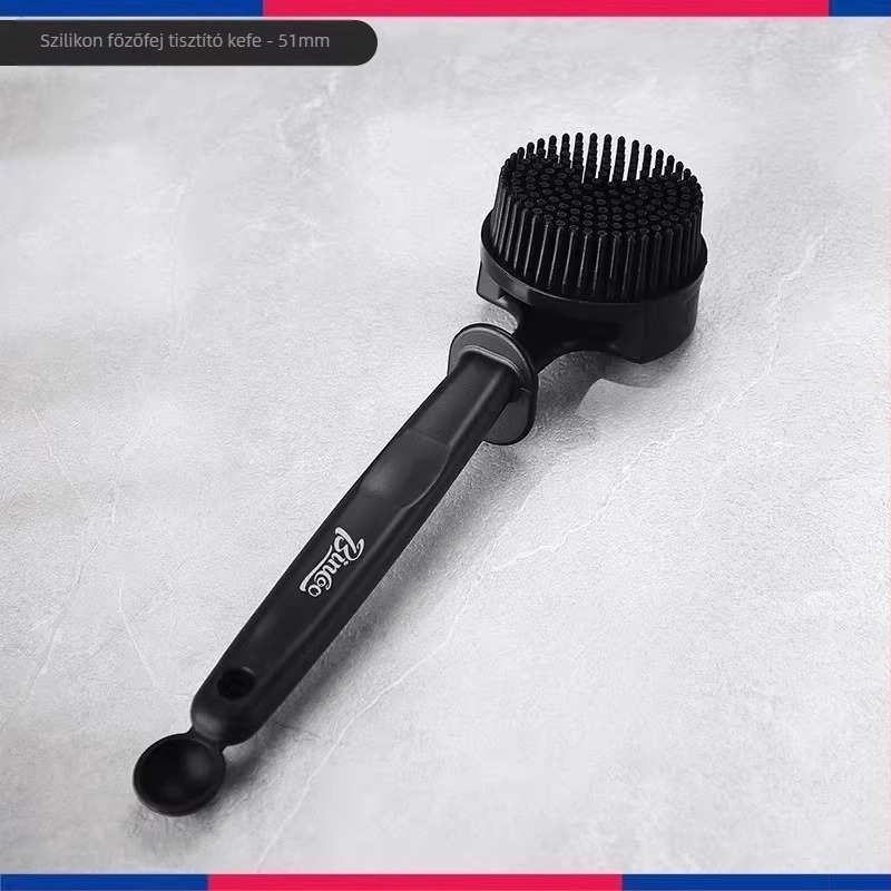 Bincoo Csoportfej tisztító ecset kávéfőzőhöz – Nylon, Modern egyszerű stílus, Lefelhető körkörös fej