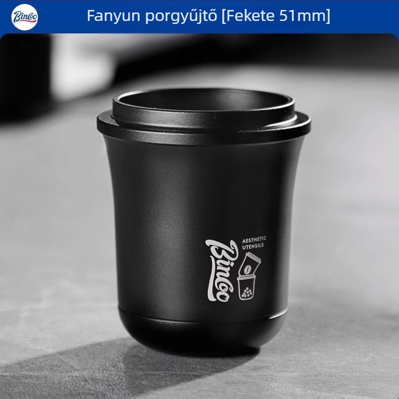 Kávépor pohár — alumíniumötvözet, kiváló minőségű, Bincoo