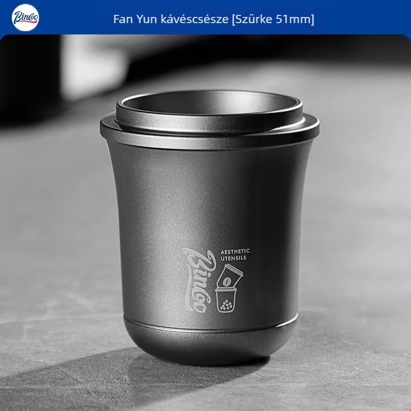 Kávépor pohár — alumíniumötvözet, kiváló minőségű, Bincoo