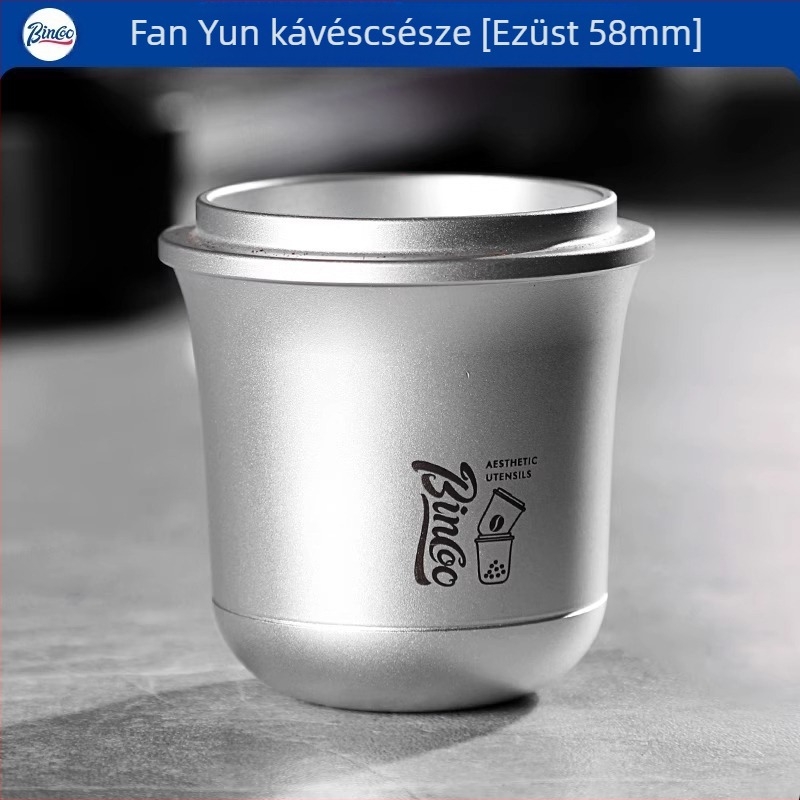 Kávépor pohár — alumíniumötvözet, kiváló minőségű, Bincoo