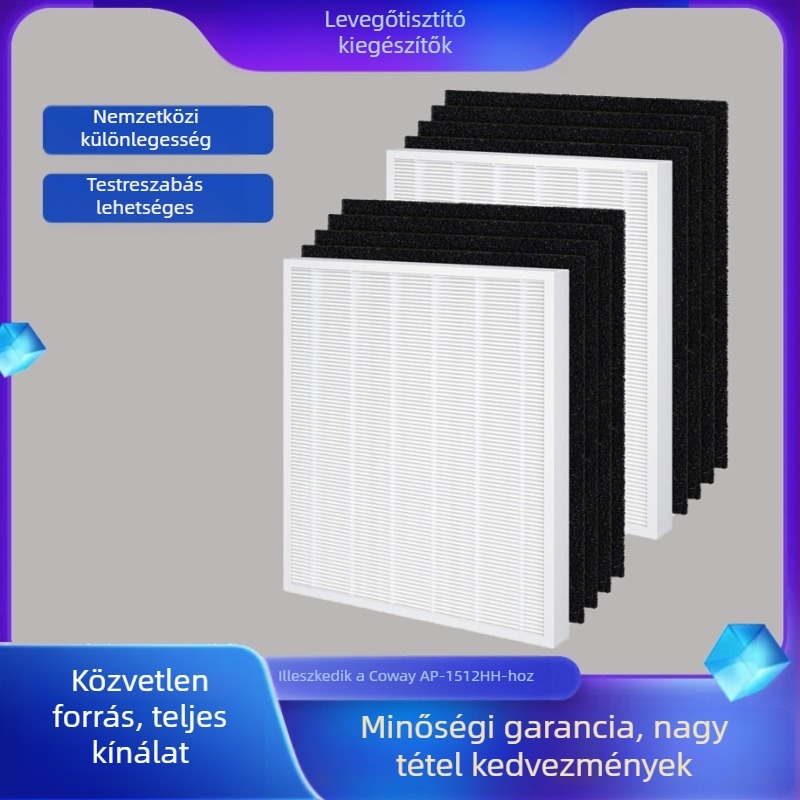 Levegőtisztító szűrő AP-1512HH/AP-1518/AP-1519 – mikropor szűrés, otthoni használatra, 101–150 m²