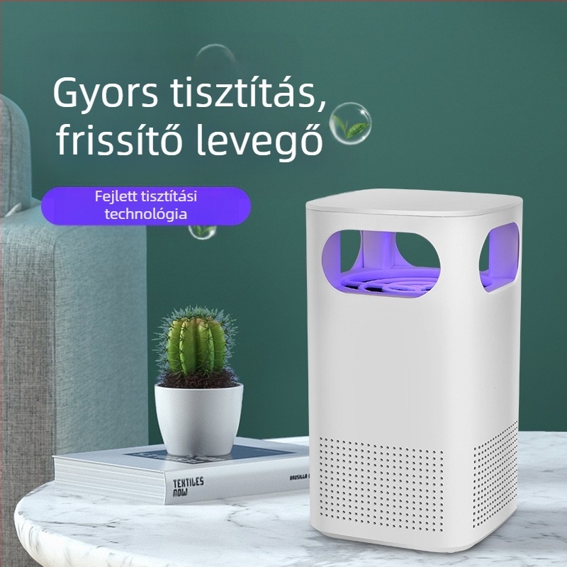 Yarun asztali mini légtisztító — 50 m³/h, zaj 36 dB alatt, otthon 10 m²-nél kisebb terekhez, por- és szageltávolítás