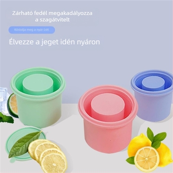 Szilikon cilinderes jégformák, nagy kapacitású 40oz/30oz — élelmiszer-minőségű szilikon, könnyű demoldálás, logó nyomtatás, testreszabás