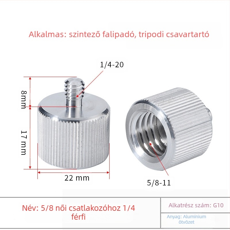 Lézeres szintező állványadapterrel: 1/4 fordulat, 5/8 csavar, 3/8 csatlakozás, infravörös lézer
