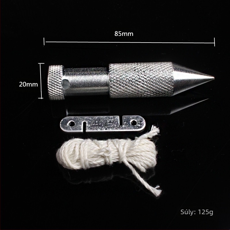 DEEALL Mágneses mérőeszköz automatikus újratöltéssel, kötéllel – faipari és építőipari használatra