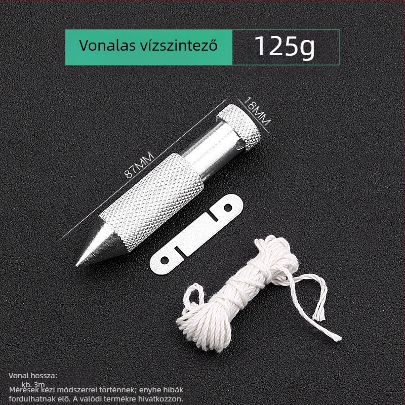 DEEALL Mágneses mérőeszköz automatikus újratöltéssel, kötéllel – faipari és építőipari használatra