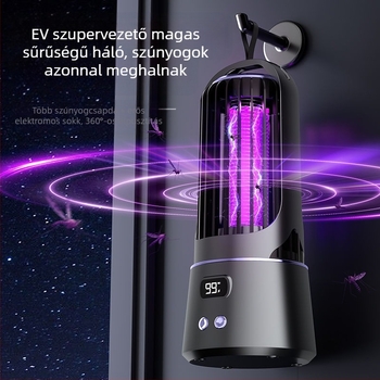 Háztartási elektromos szúnyogirtó, csendes működés, 10 m²-ig terület, kézi elektromos sokk, beépített akkumulátor nélkül