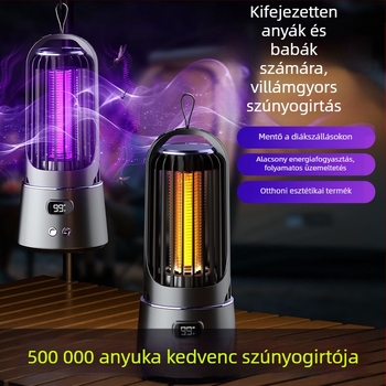 Háztartási elektromos szúnyogirtó, csendes működés, 10 m²-ig terület, kézi elektromos sokk, beépített akkumulátor nélkül