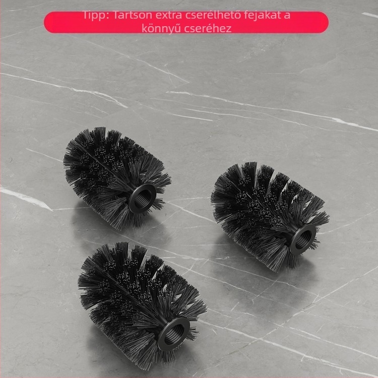 WC-tisztító kefe cserélhető fej a fürdőszobához – Nincs holttér, Belya márka