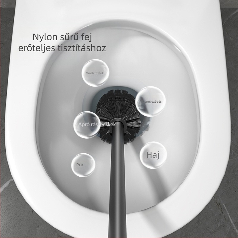 WC-tisztító kefe cserélhető fej a fürdőszobához – Nincs holttér, Belya márka