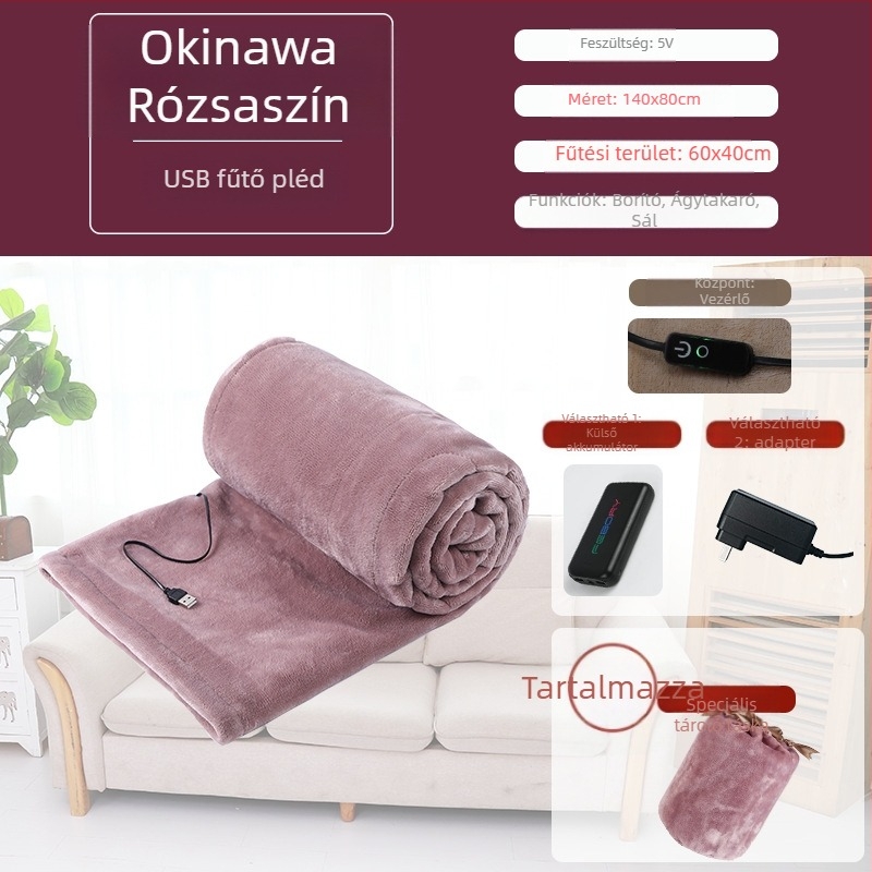 Flanel pléd, poliészter rost, 1000–1500 g, négy évszakos használat, testreszabás elérhető