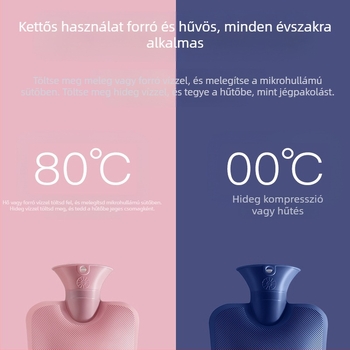 Yimsner meleg víz töltő palack, magas sűrűségű PVC-ből, kézre és lábra tervezve, forró és hideg – kettős használat.