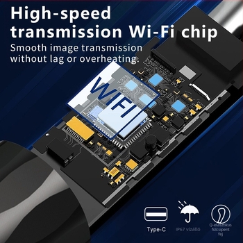 Gyerekeknek szóló vizuális fülkanál készlet nagyítással és világítással, 304 rozsdamentes acél + ABS