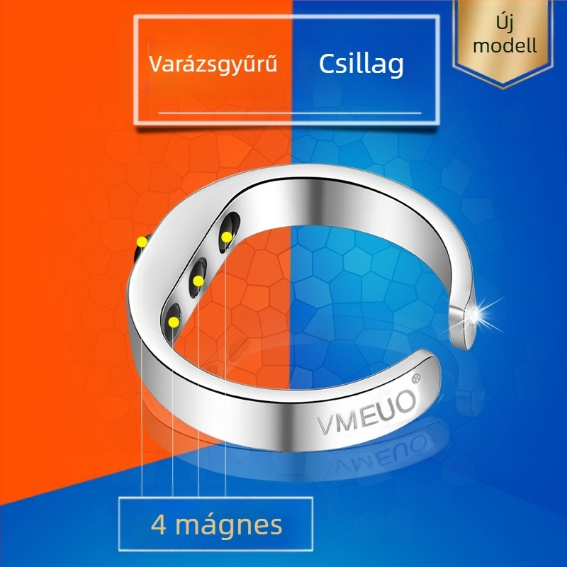 VMEUO fém karkötő, szöveges mintával, egyszerű uniszex dizájn